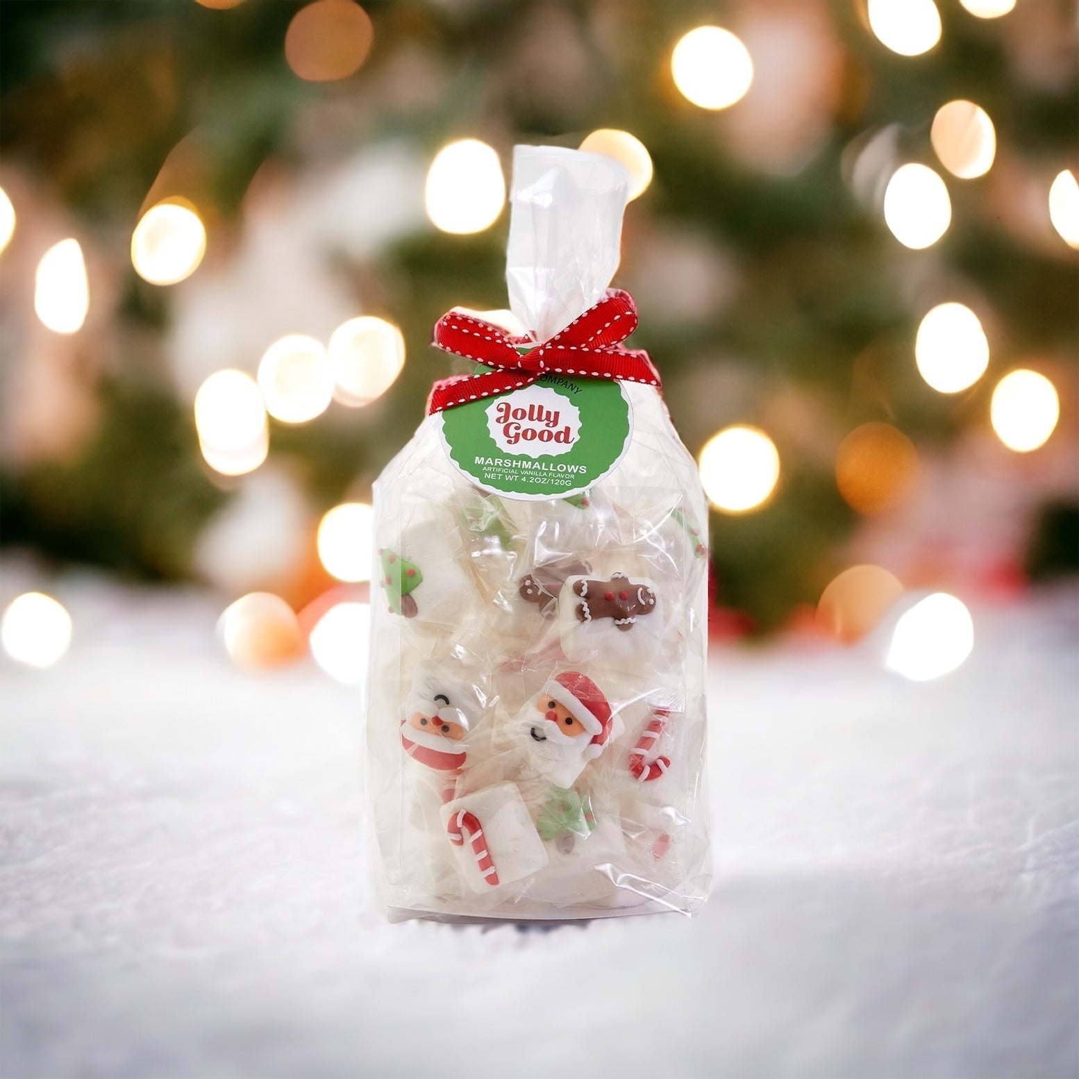Gourmet Vanilla Marshmallows 24 Pack Individually Wrapped Soft Fluffy Hot Chocolate Toppers Gift