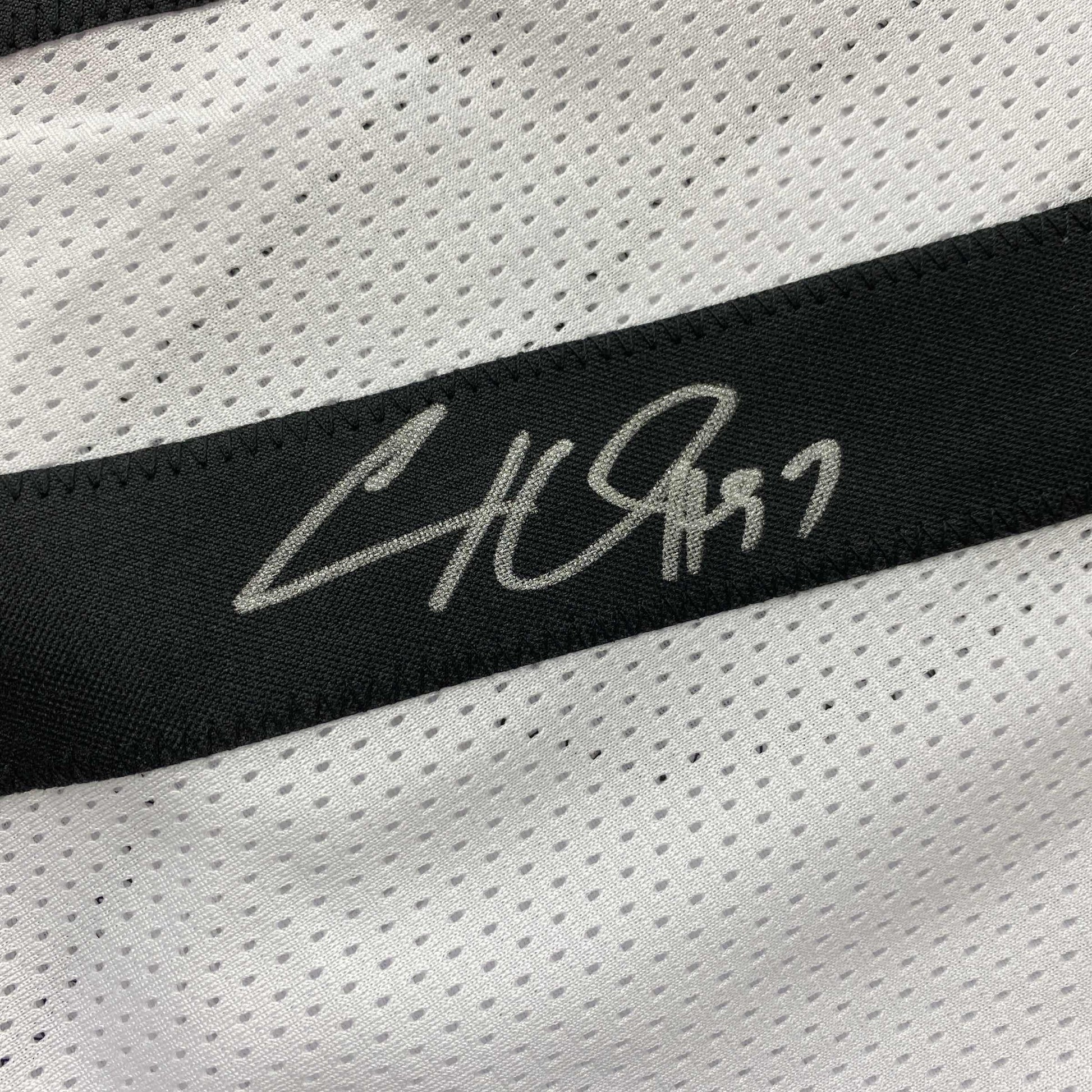 Autographed/Signed Cameron Heyward Pittsburgh White Football Jersey Beckett BAS COA