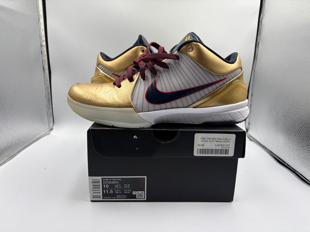 PRE OWNED Nike Kobe 4 Protro Gold Medal (2024)