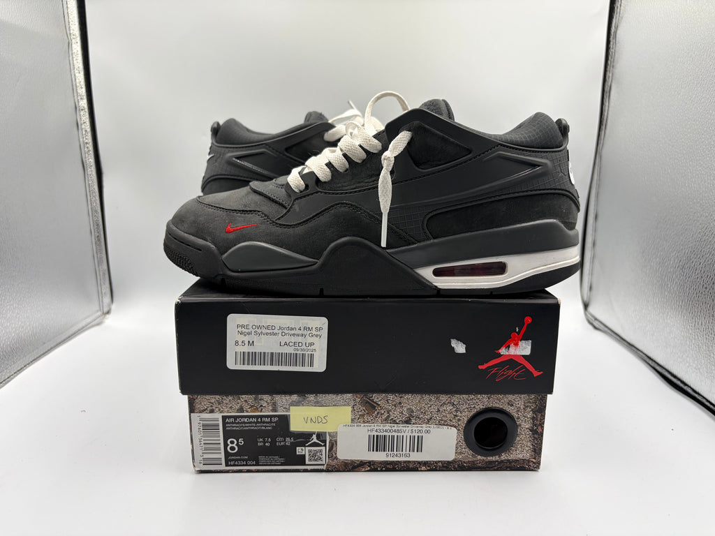 PRE OWNED Jordan 4 RM SP Nigel Sylvester Driveway Grey