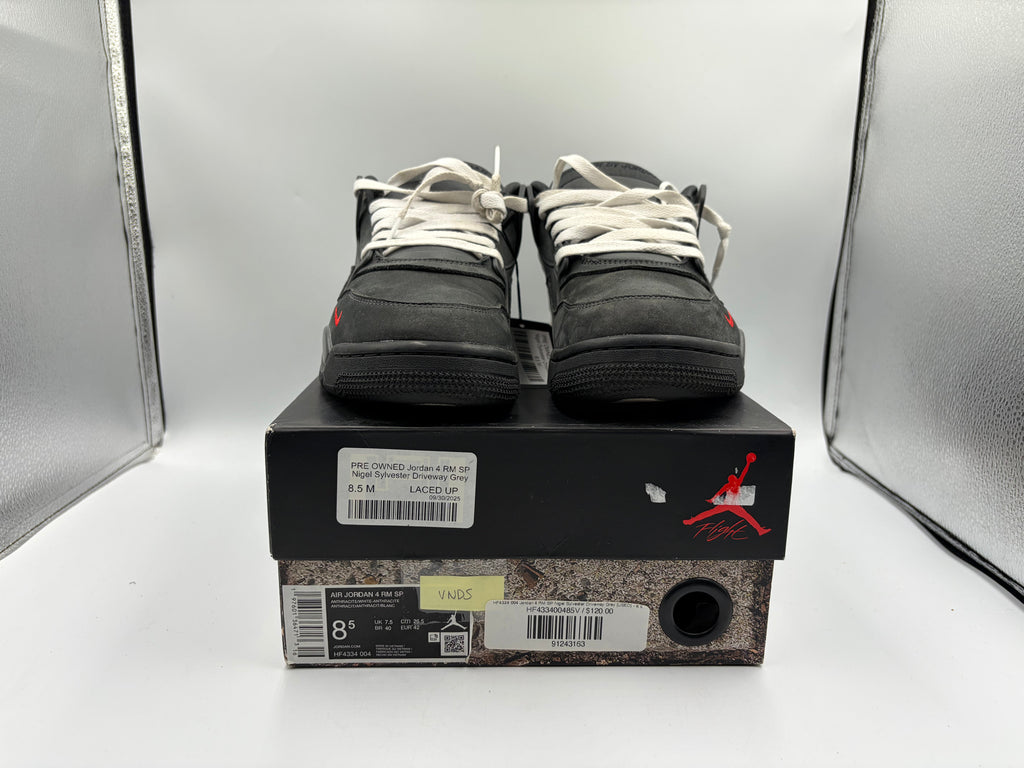 PRE OWNED Jordan 4 RM SP Nigel Sylvester Driveway Grey