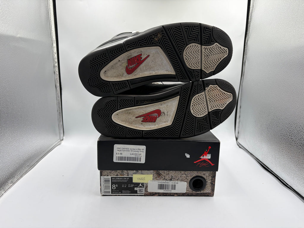 PRE OWNED Jordan 4 RM SP Nigel Sylvester Driveway Grey
