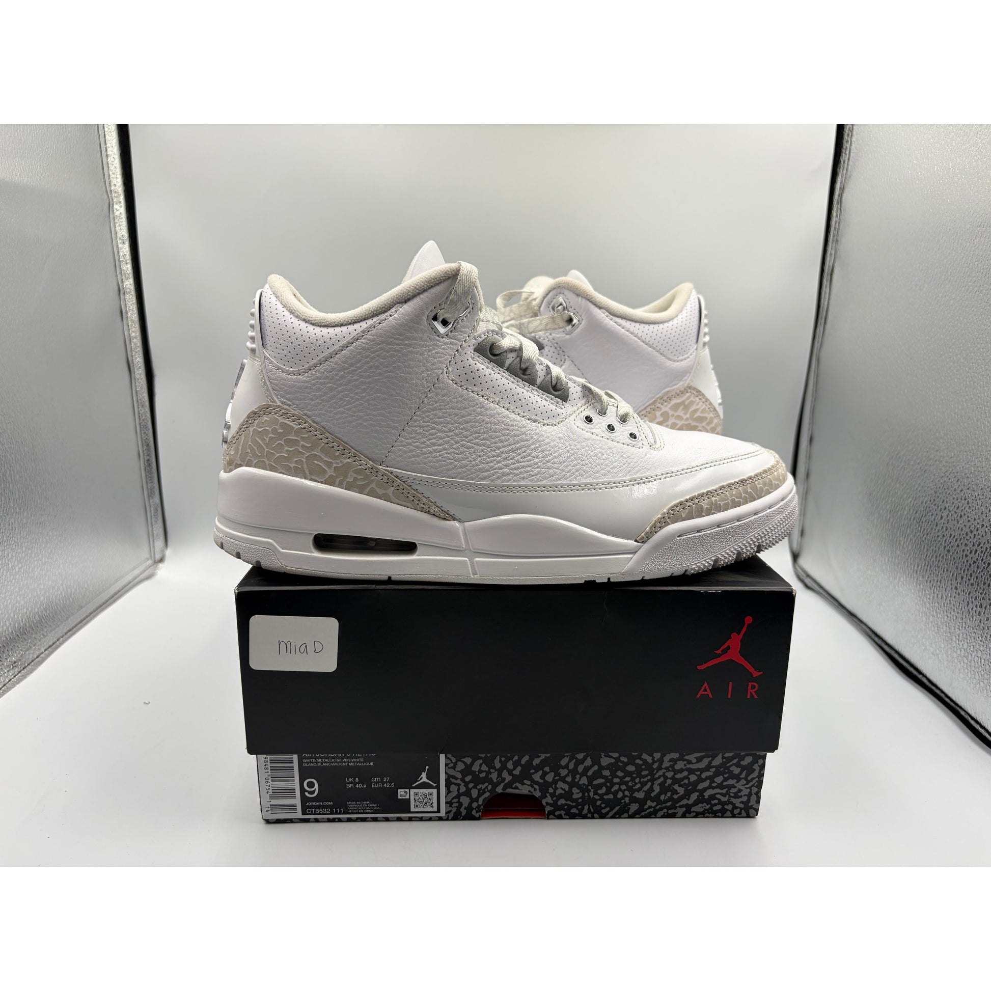 PRE OWNED Jordan 3 Retro Pure Money (2025)
