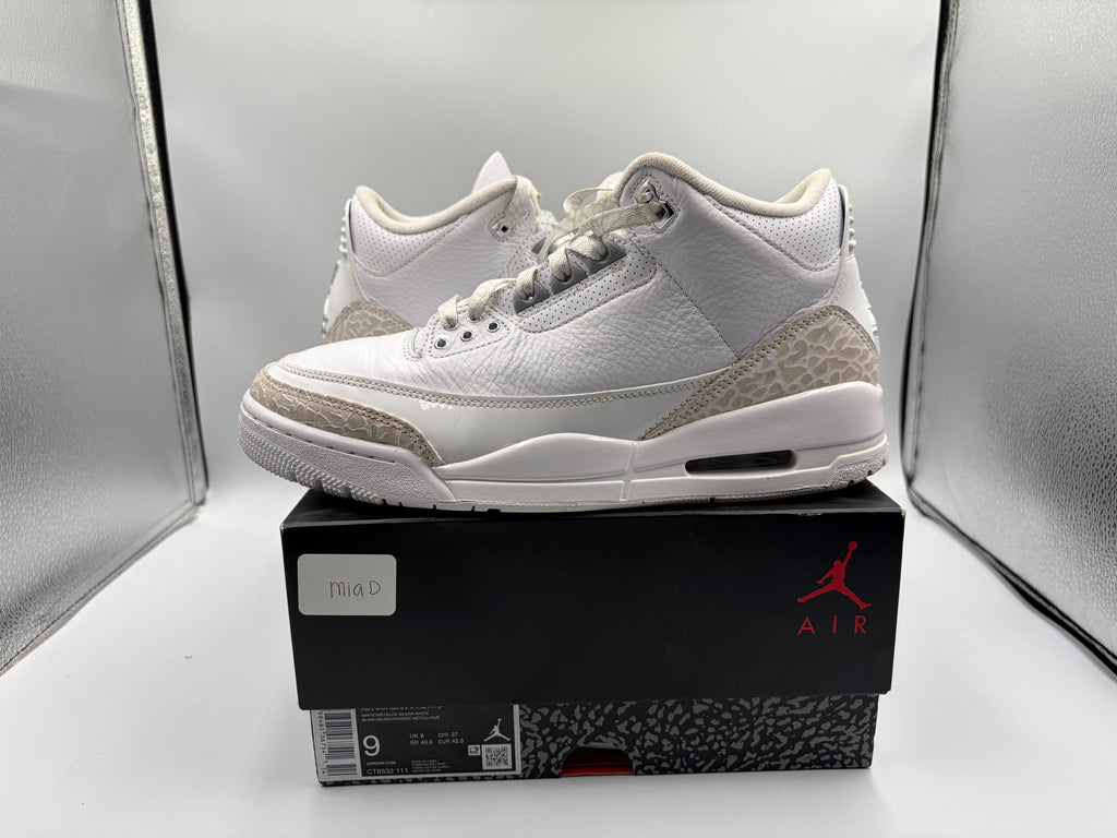 PRE OWNED Jordan 3 Retro Pure Money (2025)