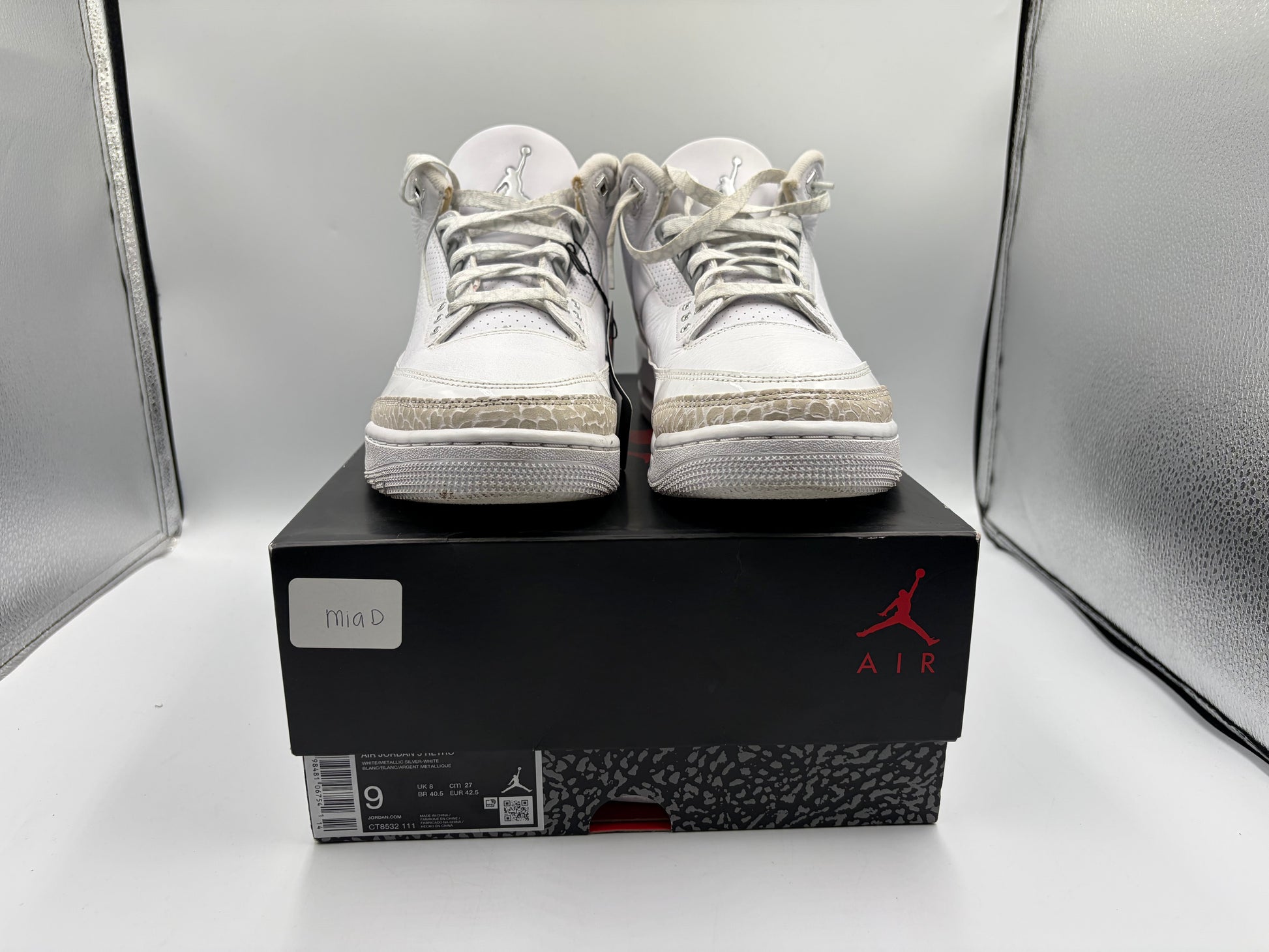 PRE OWNED Jordan 3 Retro Pure Money (2025)