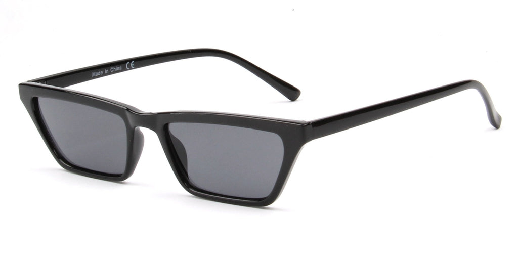 Slim Square Cat Eye Sunglasses Women Retro Vintage Style