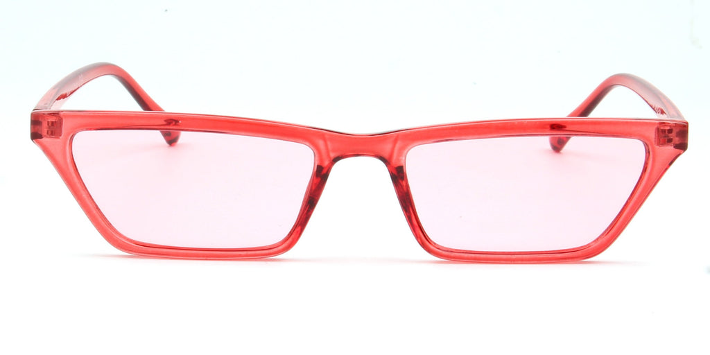 Slim Square Cat Eye Sunglasses Women Retro Vintage Style