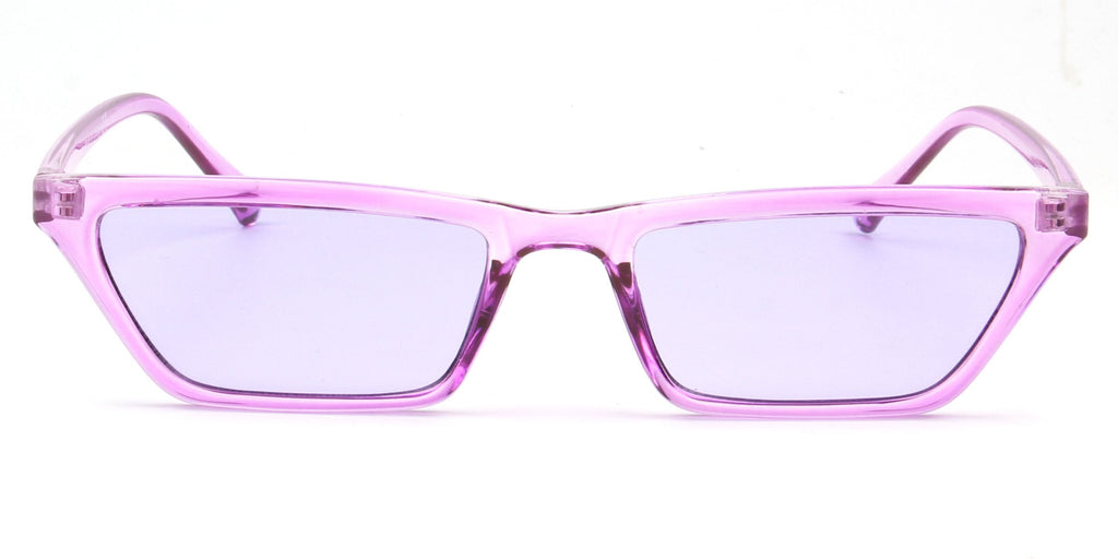 Slim Square Cat Eye Sunglasses Women Retro Vintage Style