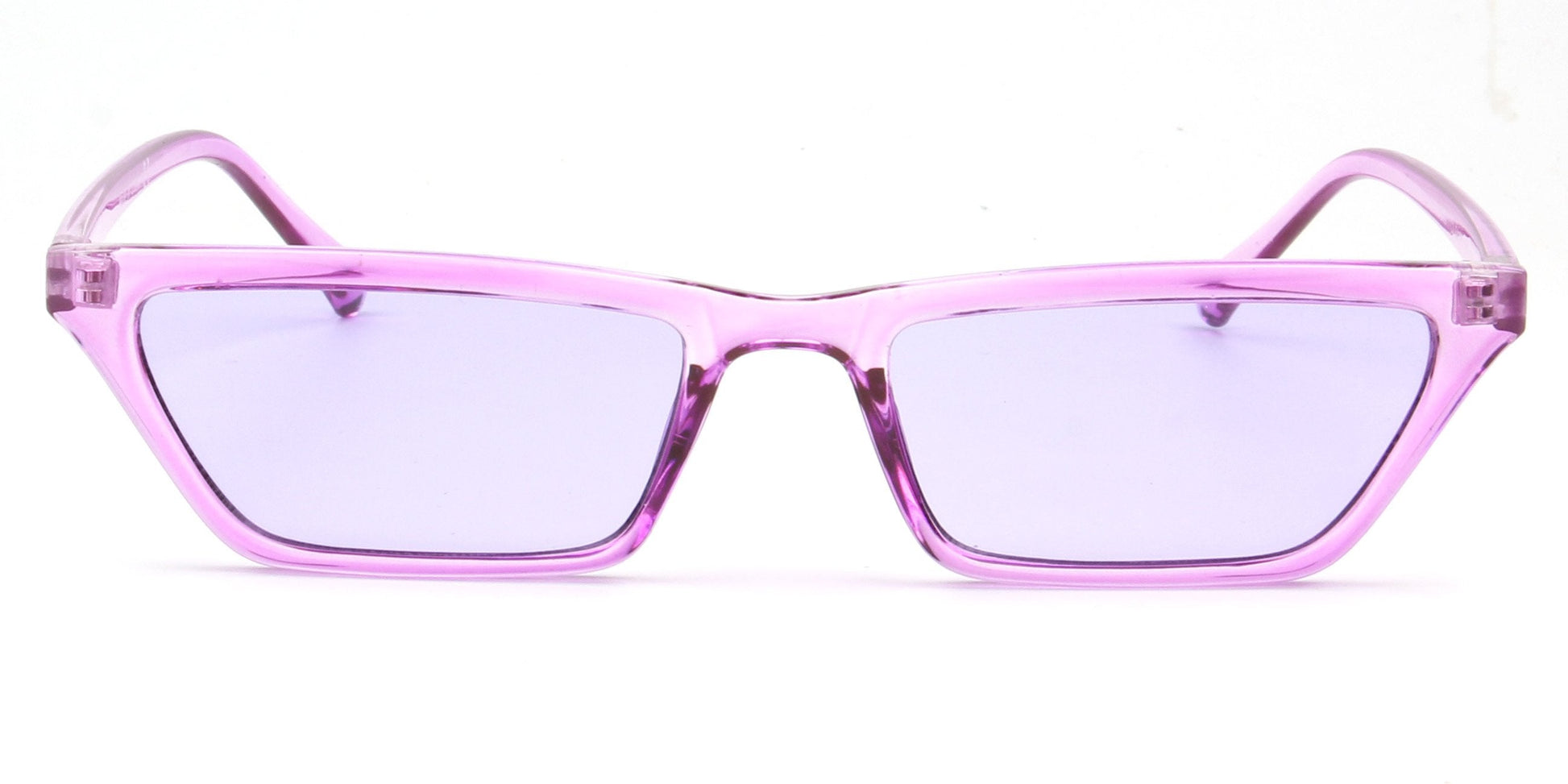 Slim Square Cat Eye Sunglasses Women Retro Vintage Style