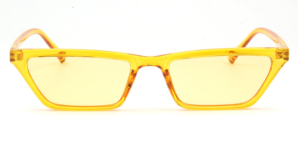 Slim Square Cat Eye Sunglasses Women Retro Vintage Style