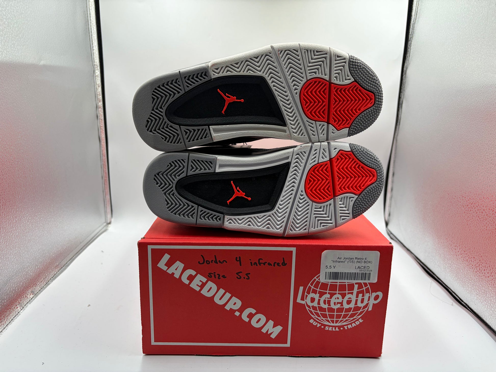 Air Jordan Retro 4 "Infrared" (GS) (NO BOX)