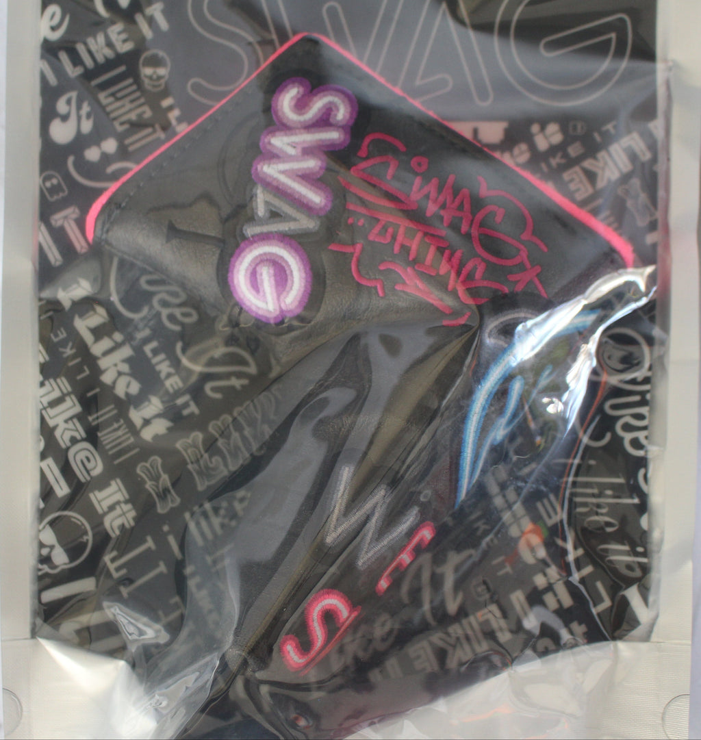 Swag Golf Swag Thing Flipper Dolphin Neon Blade Putter Headcover *opened, no bag*