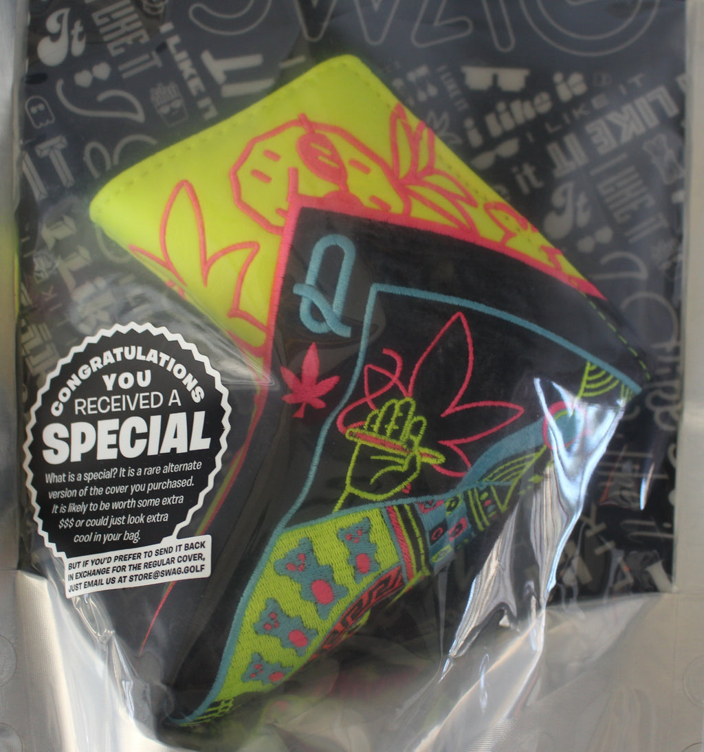 Swag Golf Special Alternate Color Royal Highness Pineapple Express Queen Blade Putter Headcover