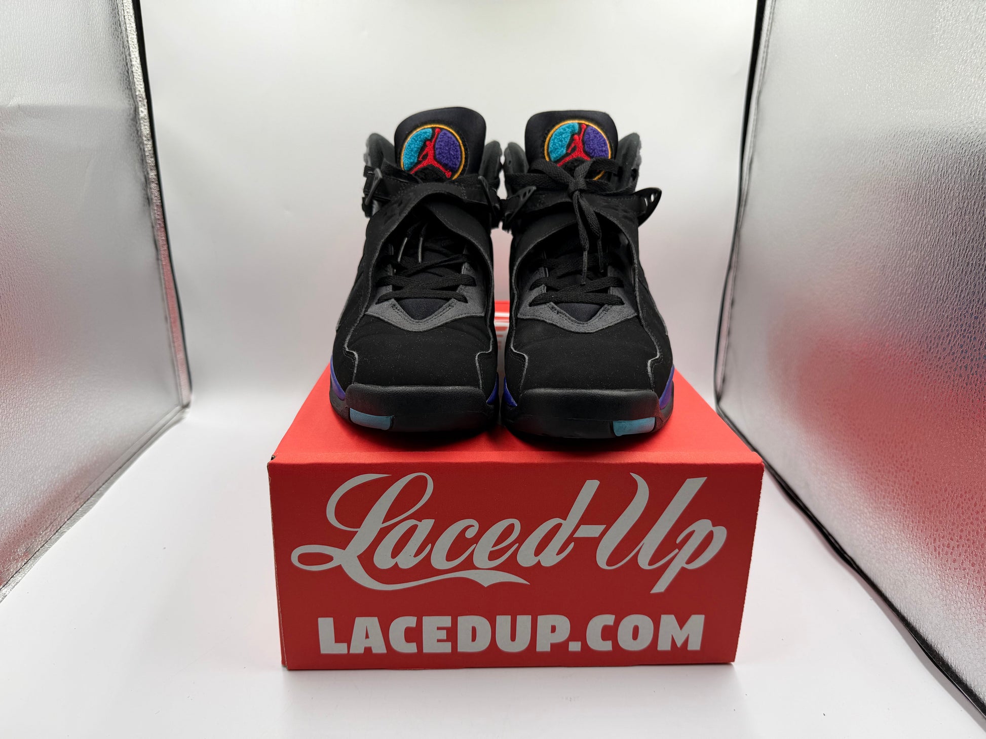 PRE OWNED Jordan 8 Retro Aqua (2015) NO BOX