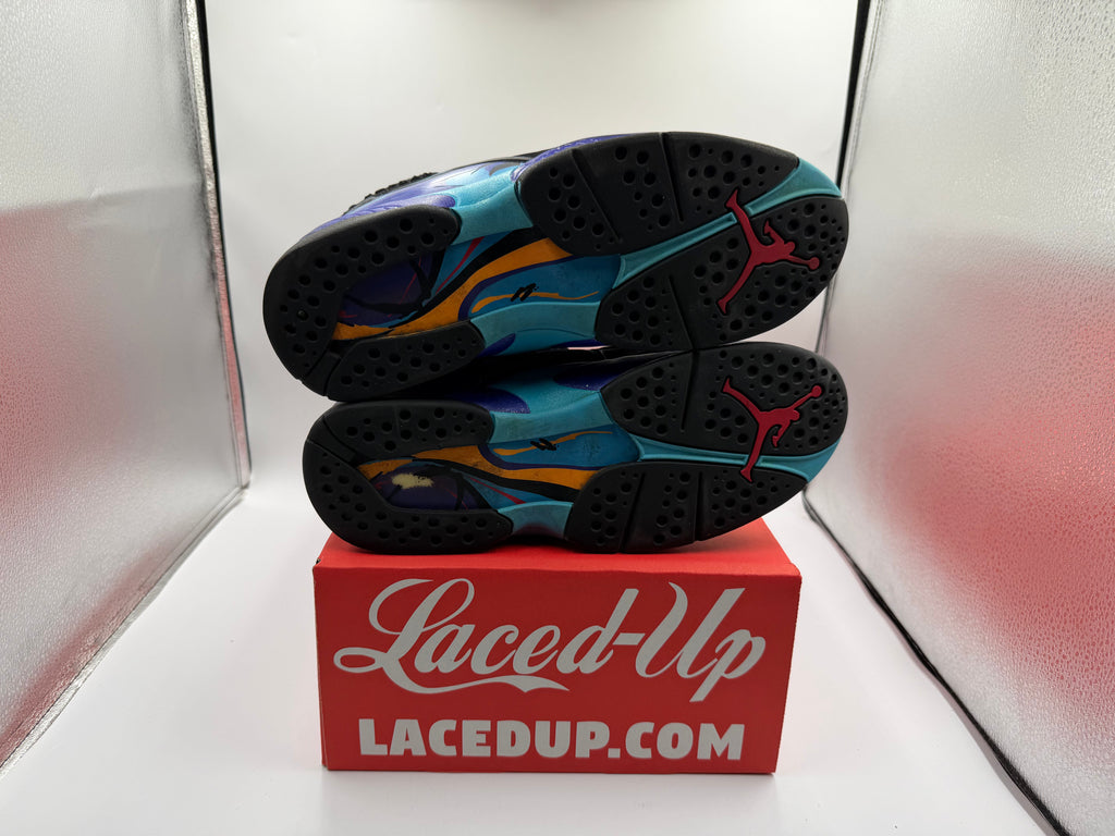 PRE OWNED Jordan 8 Retro Aqua (2015) NO BOX