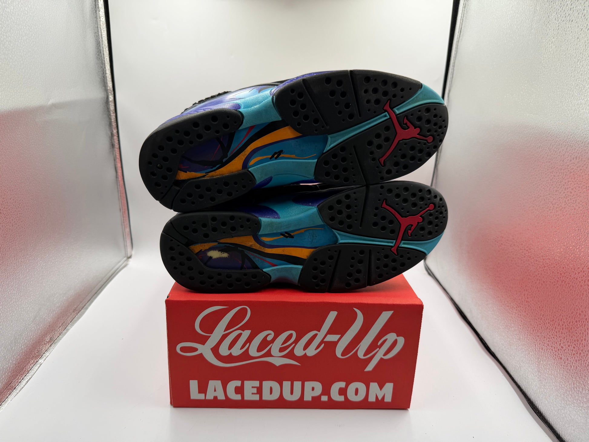 PRE OWNED Jordan 8 Retro Aqua (2015) NO BOX