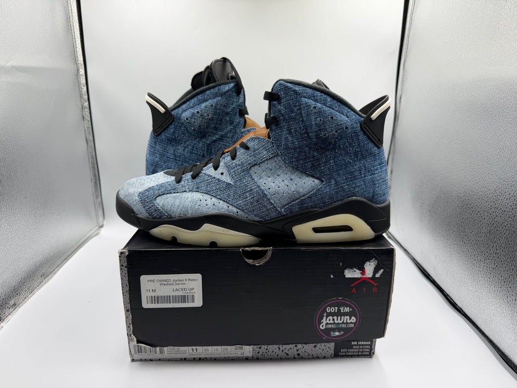PRE OWNED Jordan 6 Retro Washed Denim
