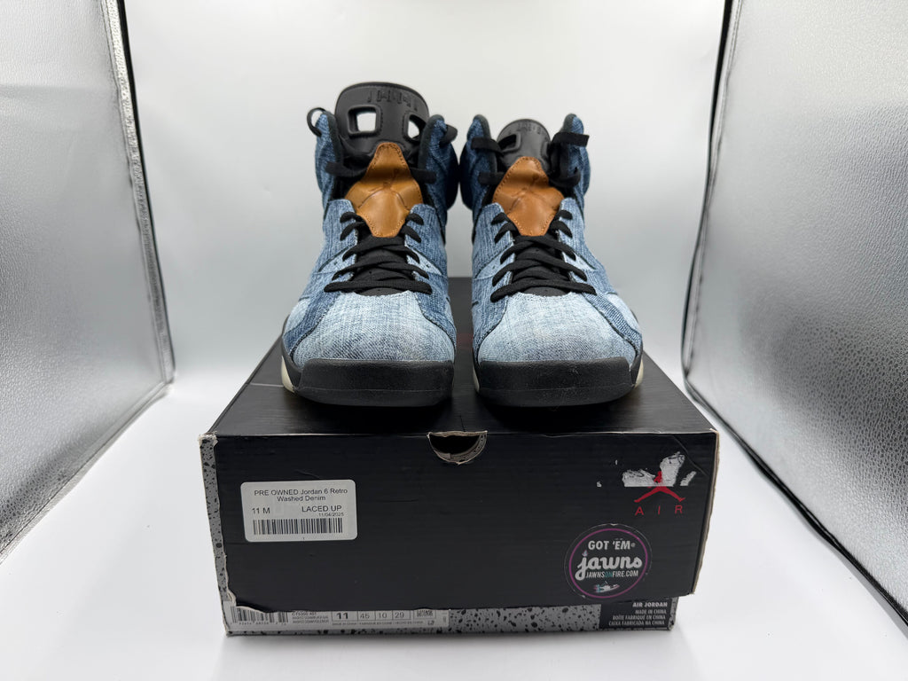 PRE OWNED Jordan 6 Retro Washed Denim