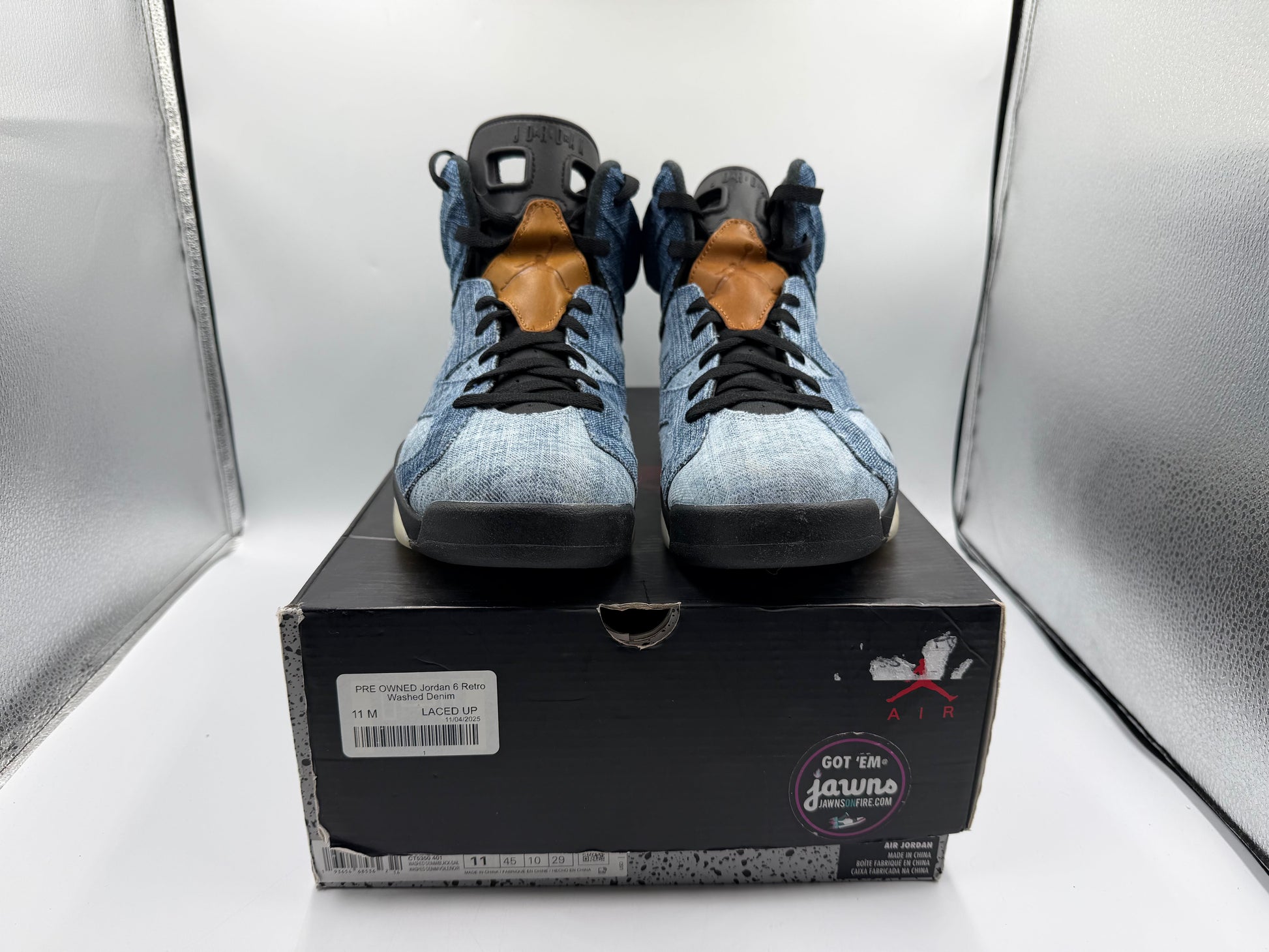 PRE OWNED Jordan 6 Retro Washed Denim