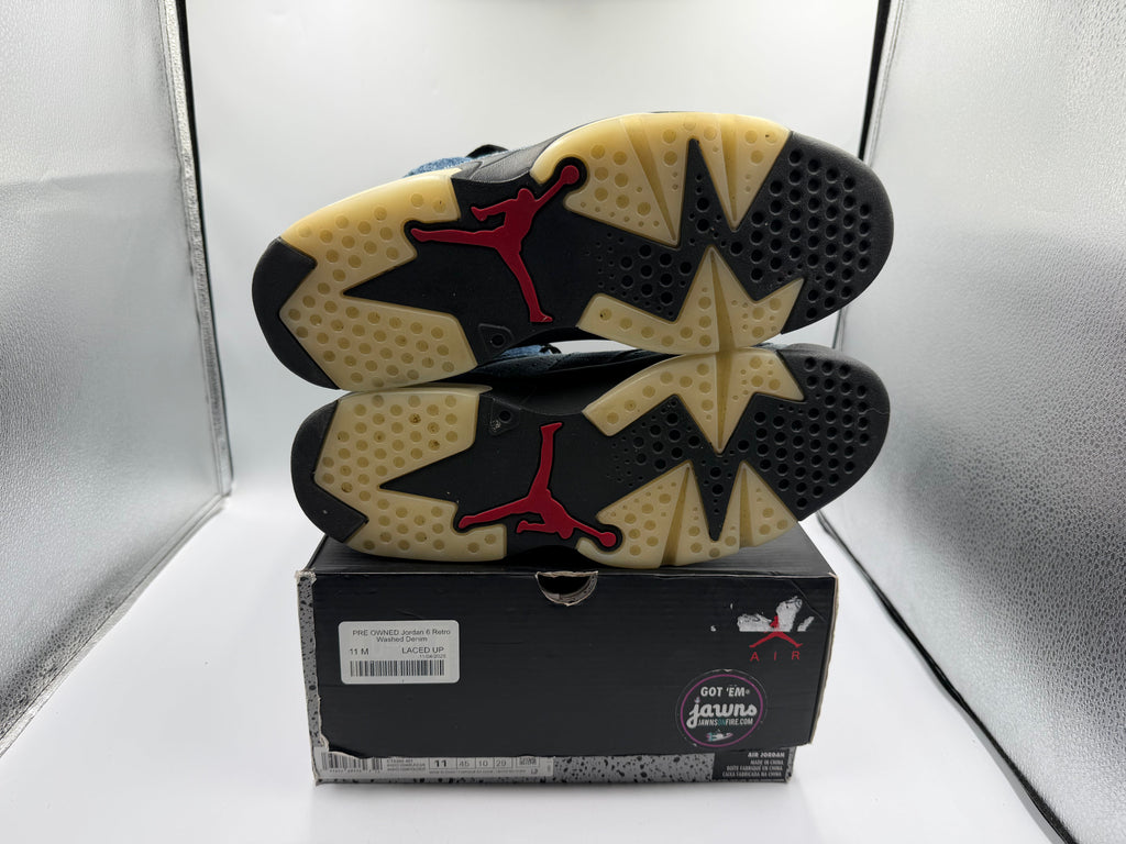 PRE OWNED Jordan 6 Retro Washed Denim