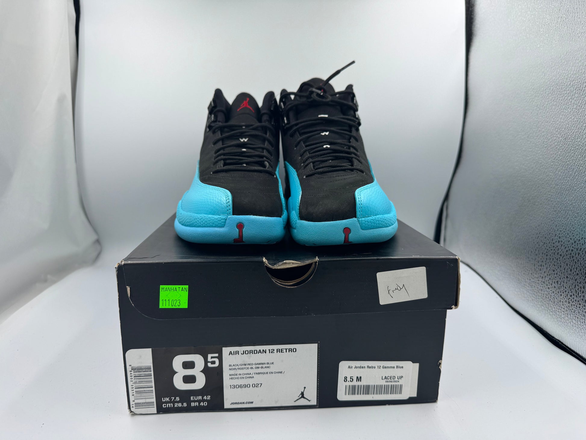 PRE OWNED Air Jordan Retro 12 Gamma Blue Conditional