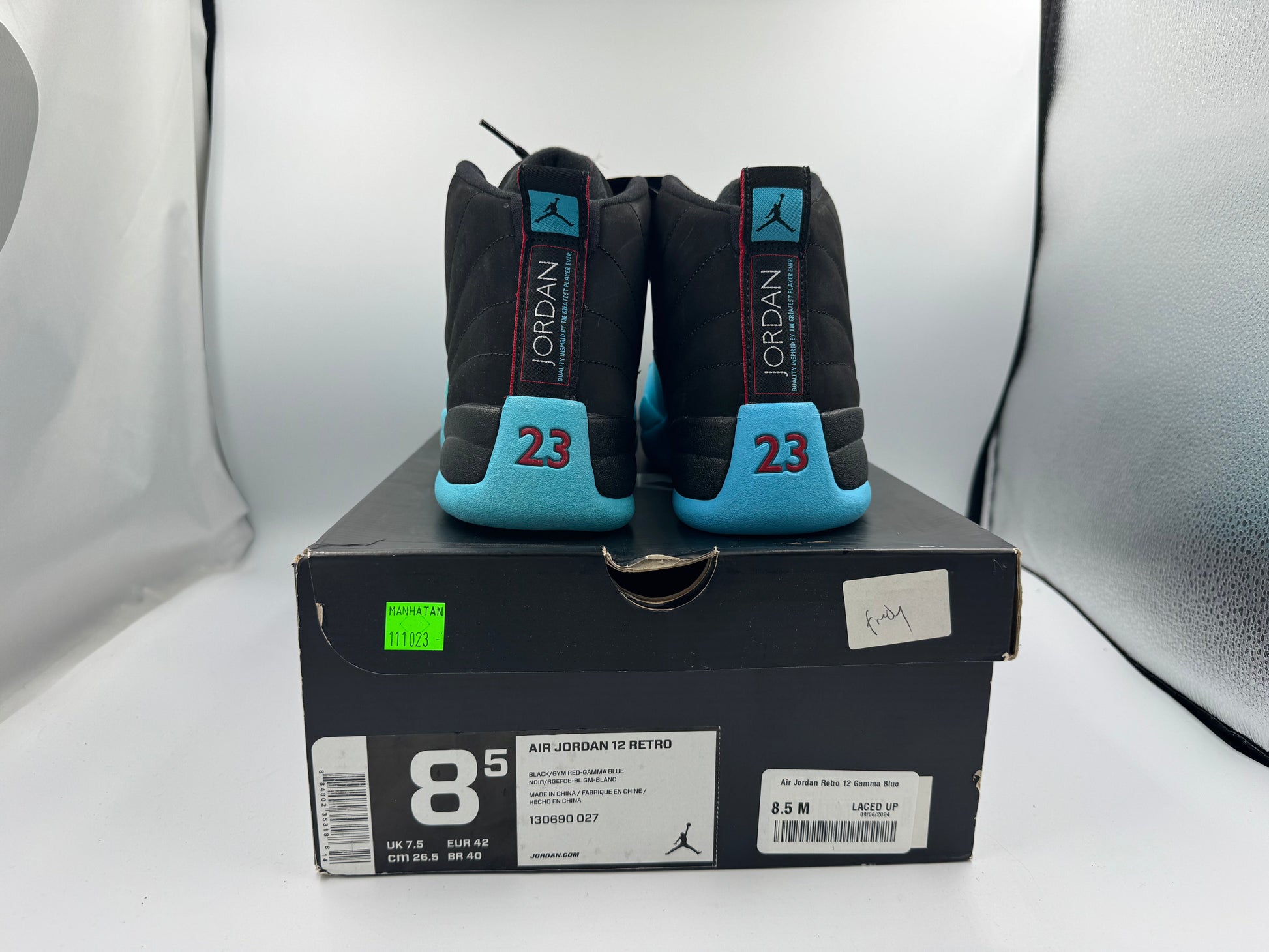 PRE OWNED Air Jordan Retro 12 Gamma Blue Conditional