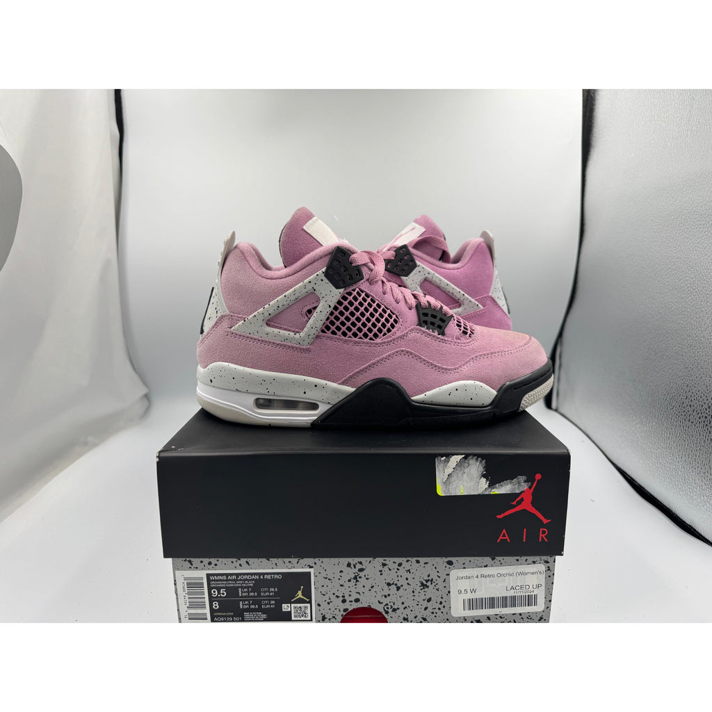PRE OWNED Jordan 4 Retro Orchid (Women's) Conditional