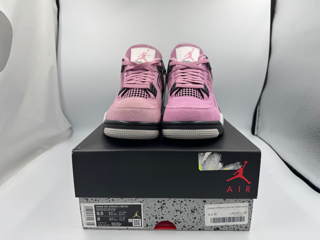 PRE OWNED Jordan 4 Retro Orchid (Women's) Conditional