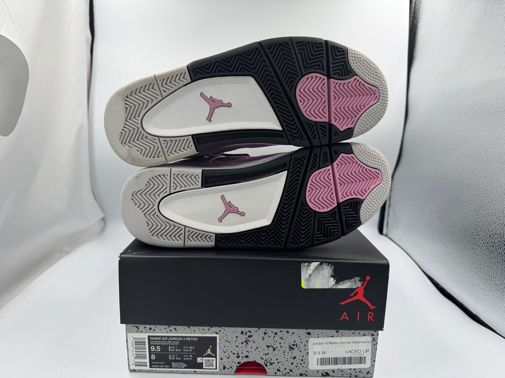PRE OWNED Jordan 4 Retro Orchid (Women's) Conditional