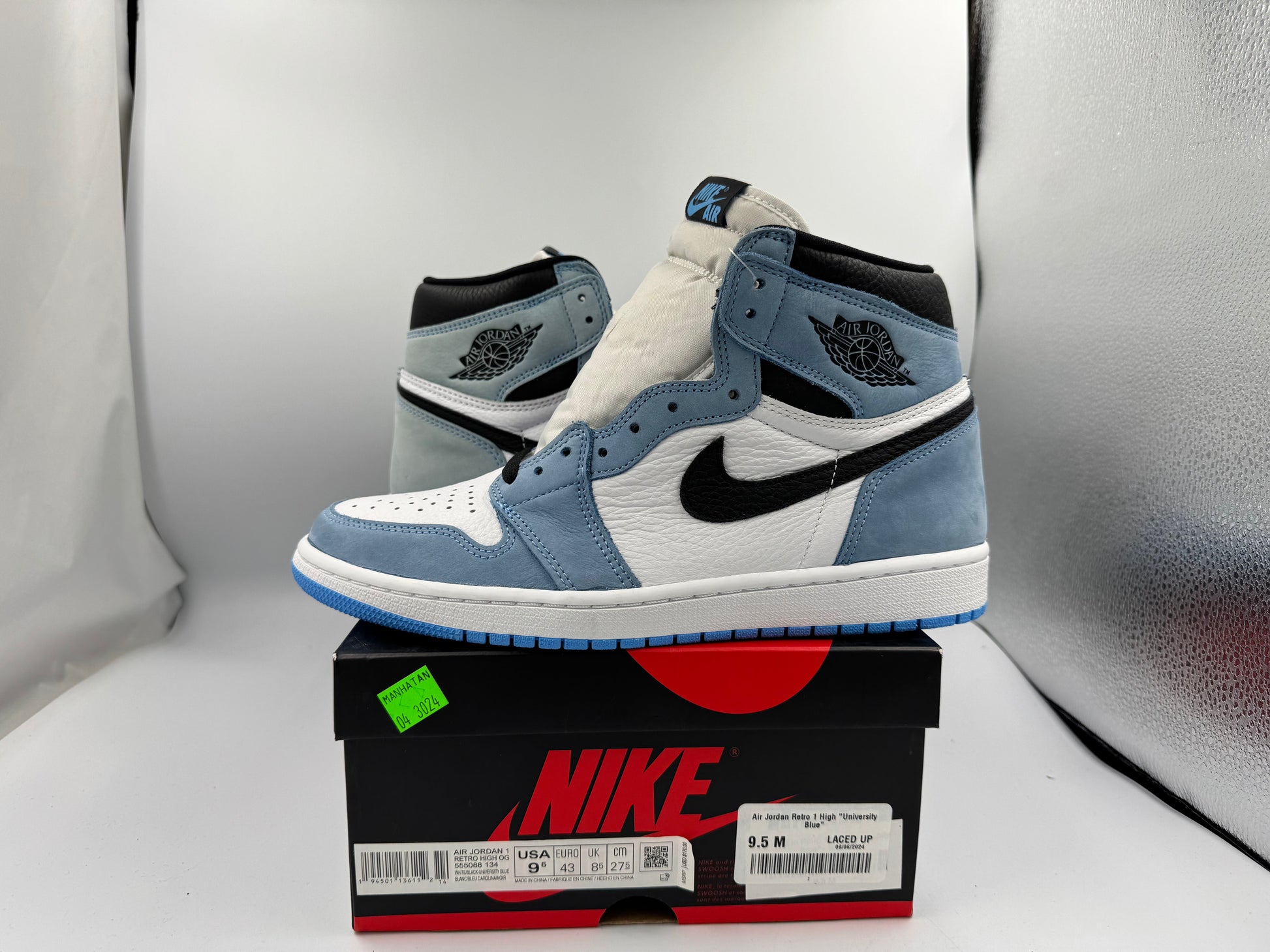 PRE OWNED Air Jordan Retro 1 High "University Blue" Conditional