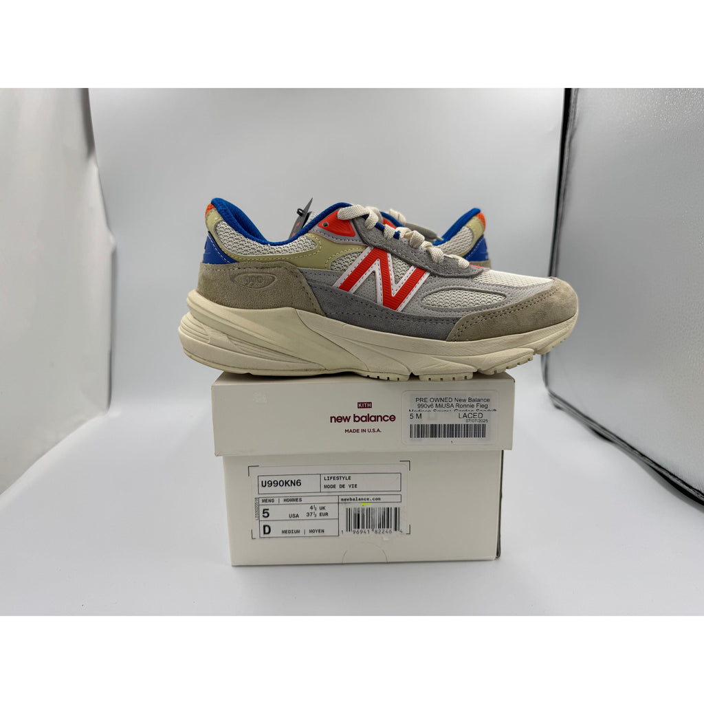 PRE OWNED New Balance 990v6 MiUSA Ronnie Fieg Madison Square Garden Sandrift
