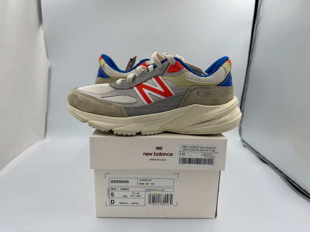 PRE OWNED New Balance 990v6 MiUSA Ronnie Fieg Madison Square Garden Sandrift
