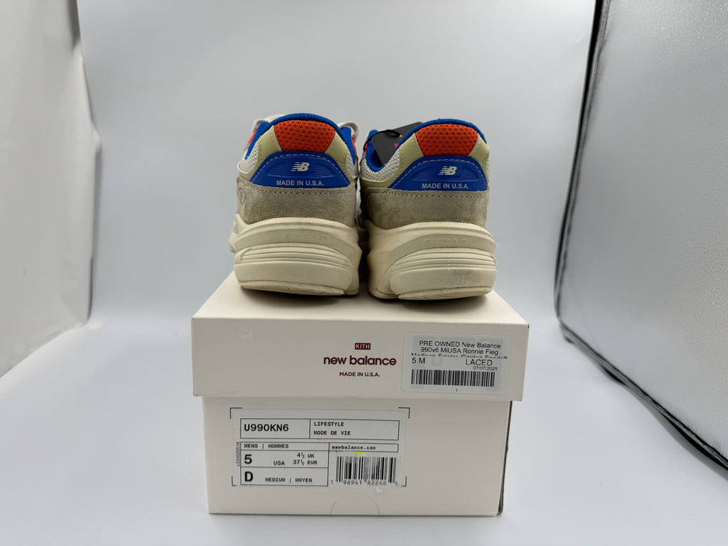 PRE OWNED New Balance 990v6 MiUSA Ronnie Fieg Madison Square Garden Sandrift