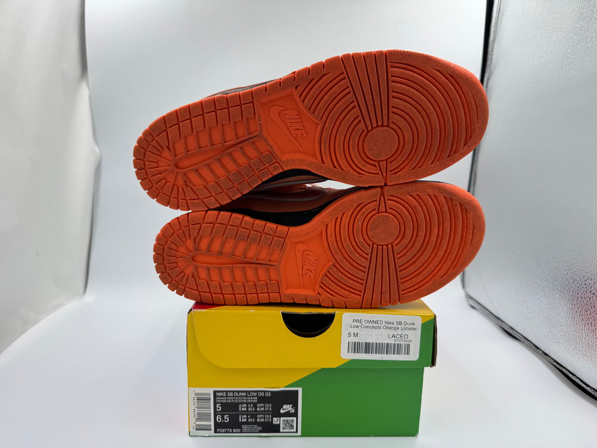 PRE OWNED Nike SB Dunk Low Concepts Orange Lobster