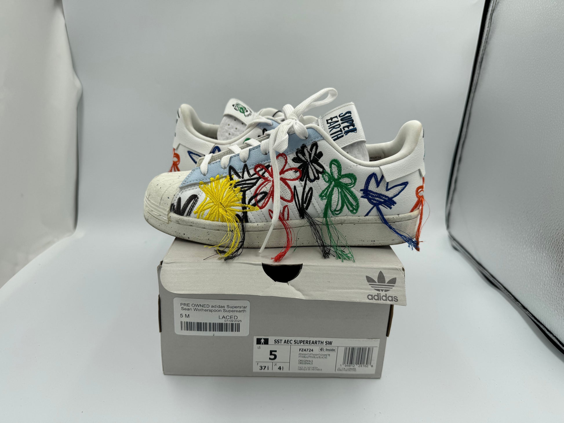 PRE OWNED adidas Superstar Sean Wotherspoon Superearth
