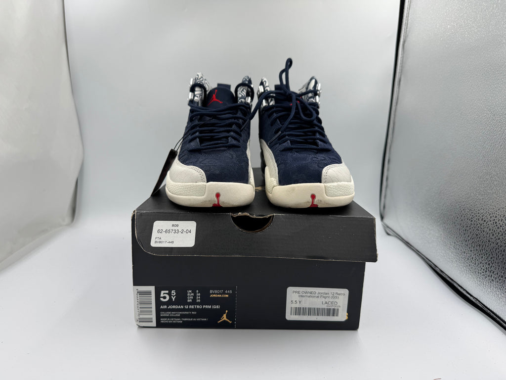 PRE OWNED Jordan 12 Retro International Flight (GS)