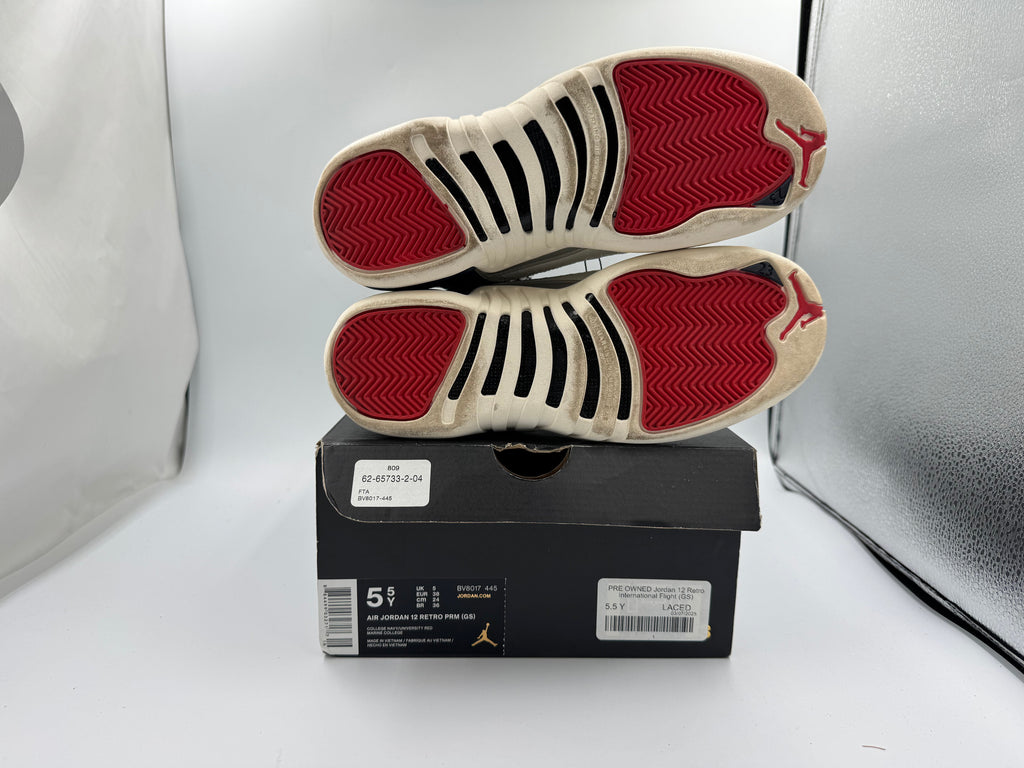 PRE OWNED Jordan 12 Retro International Flight (GS)
