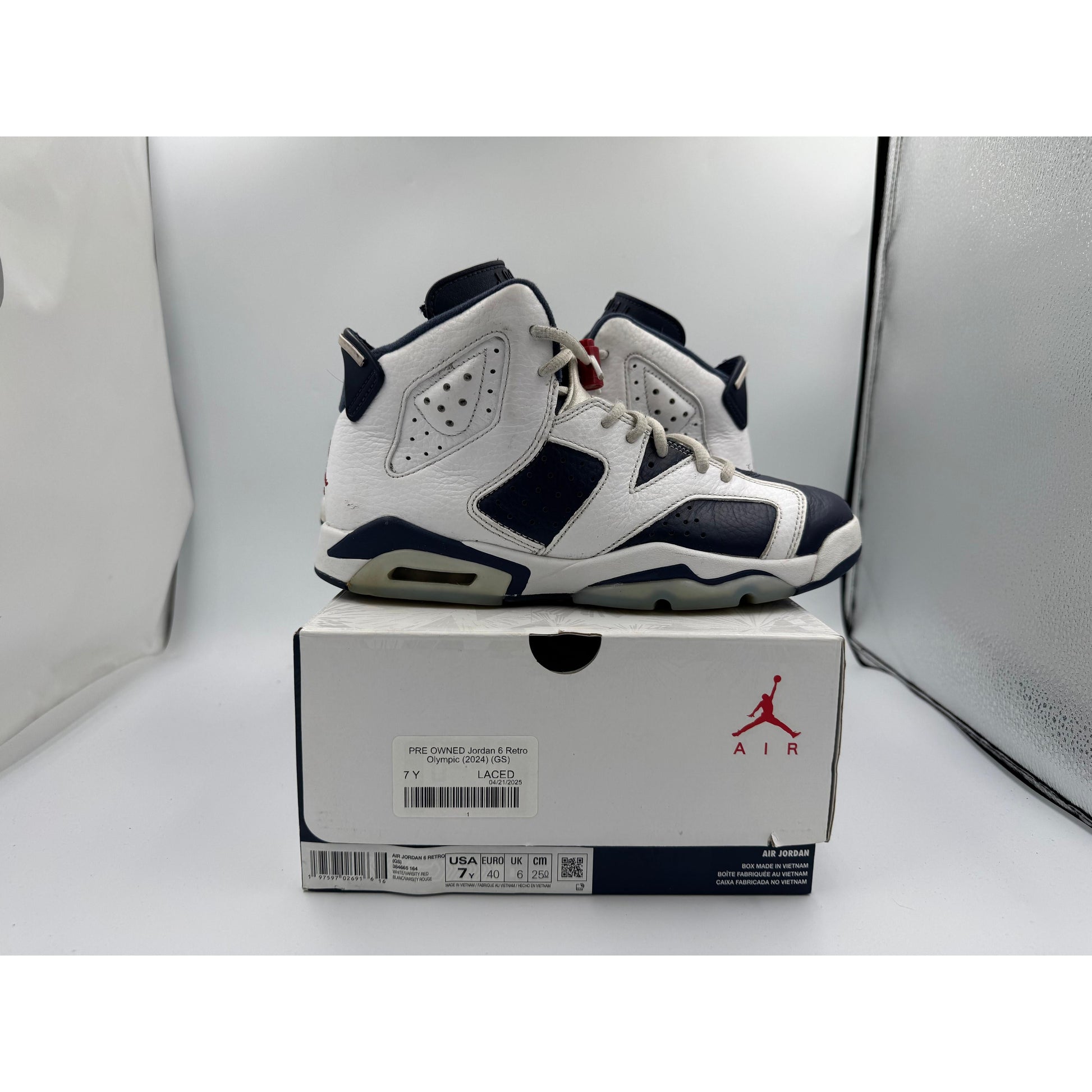 PRE OWNED Jordan 6 Retro Olympic (2024) (GS)