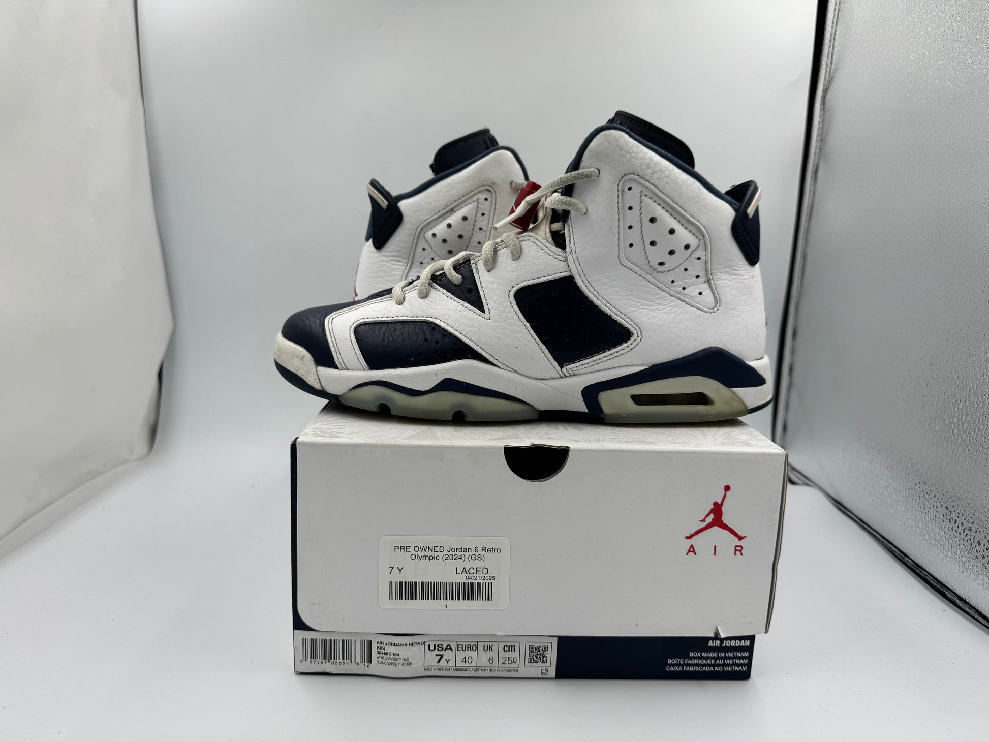 PRE OWNED Jordan 6 Retro Olympic (2024) (GS)