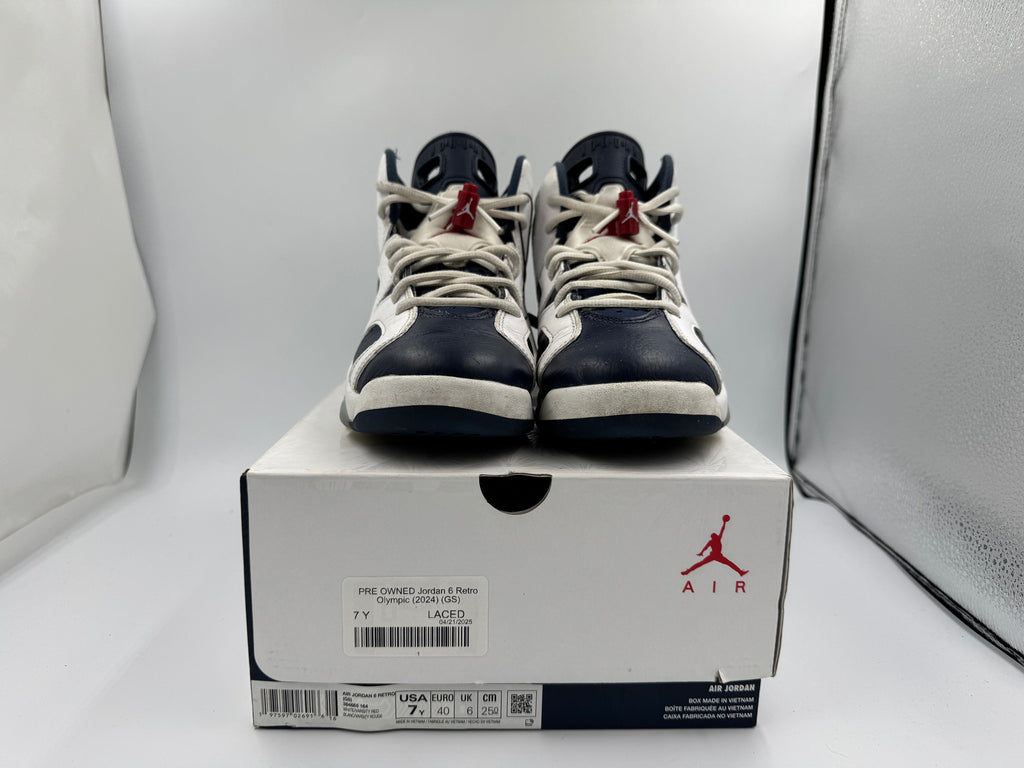 PRE OWNED Jordan 6 Retro Olympic (2024) (GS)