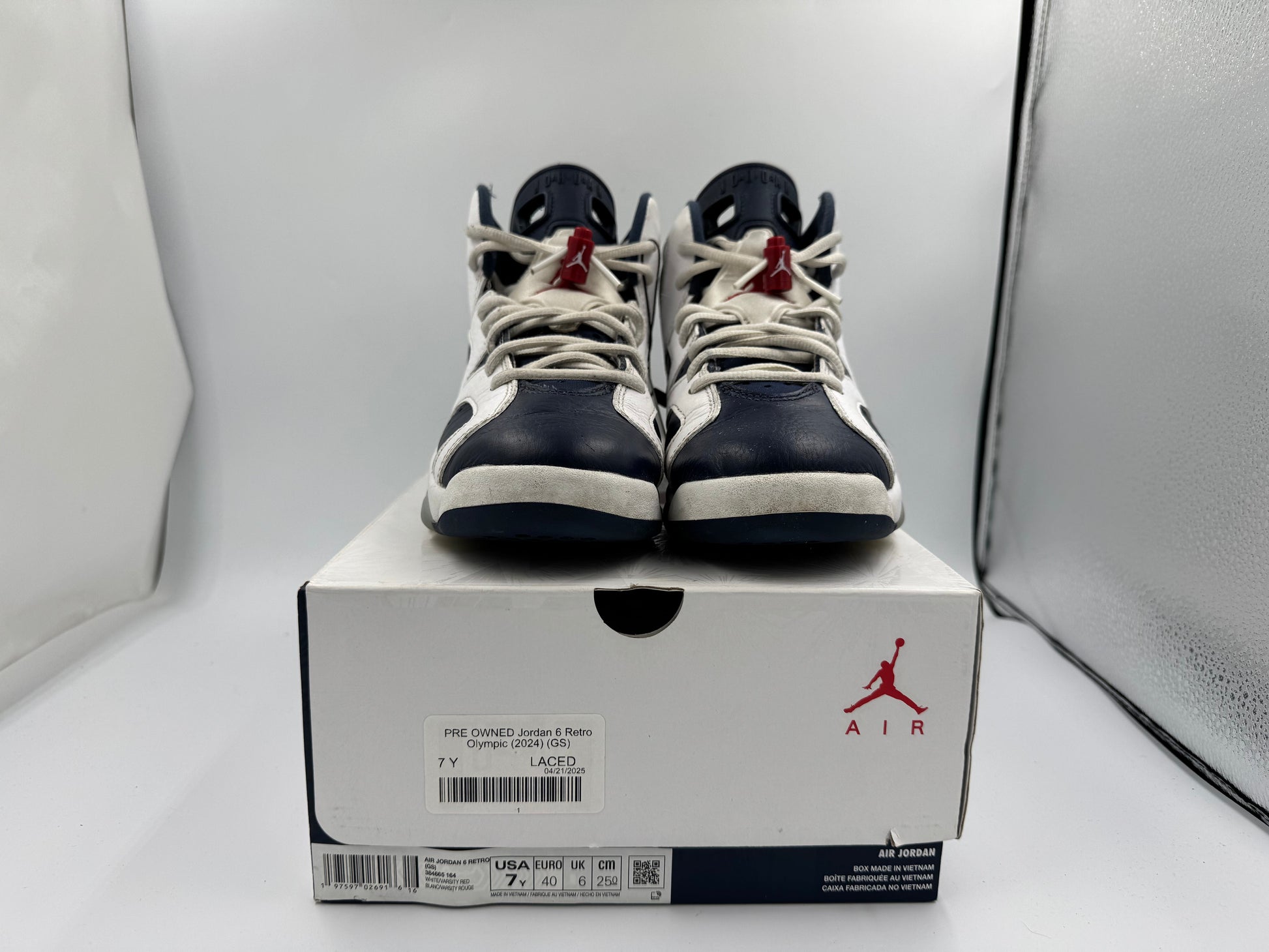 PRE OWNED Jordan 6 Retro Olympic (2024) (GS)