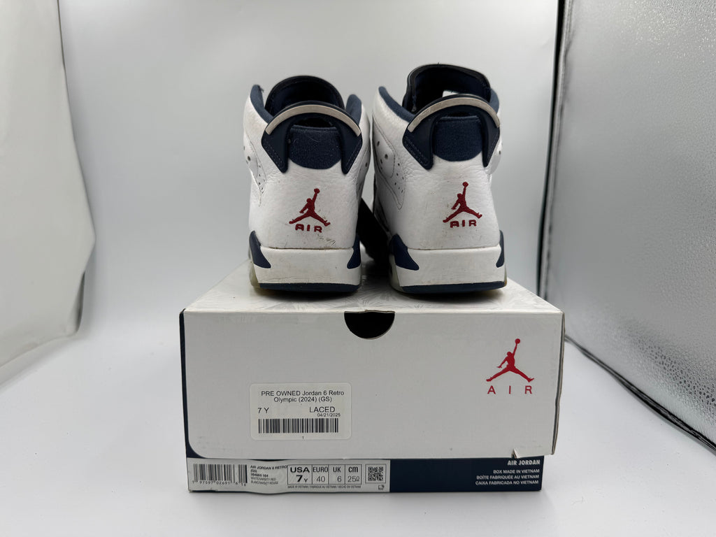 PRE OWNED Jordan 6 Retro Olympic (2024) (GS)