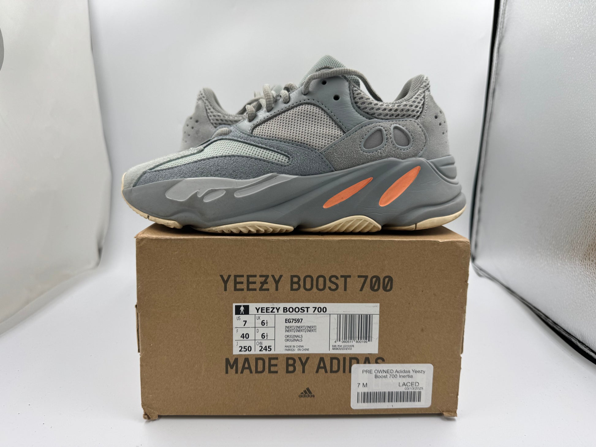 PRE OWNED Adidas Yeezy Boost 700 Inertia