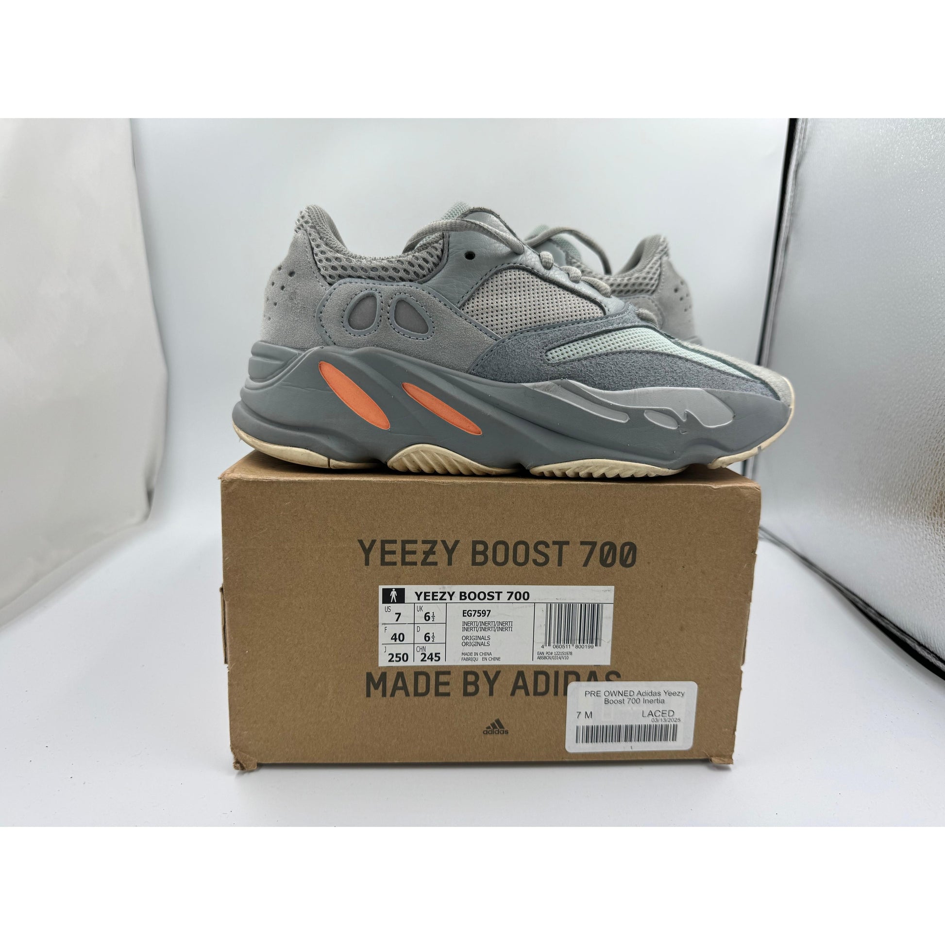PRE OWNED Adidas Yeezy Boost 700 Inertia