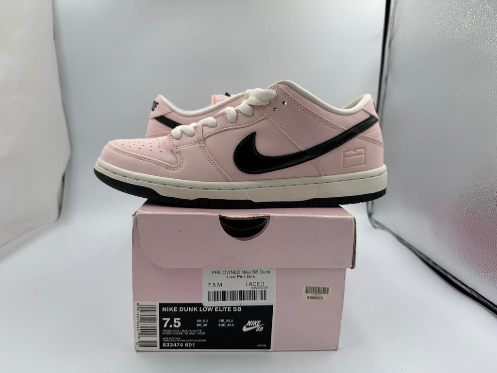 PRE OWNED Nike SB Dunk Low Pink Box