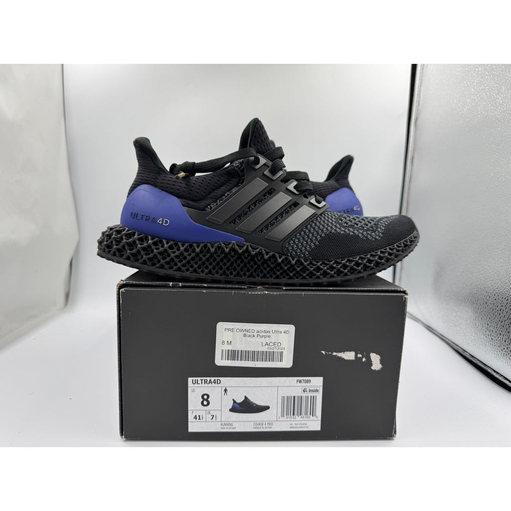 PRE OWNED adidas Ultra 4D Black Purple