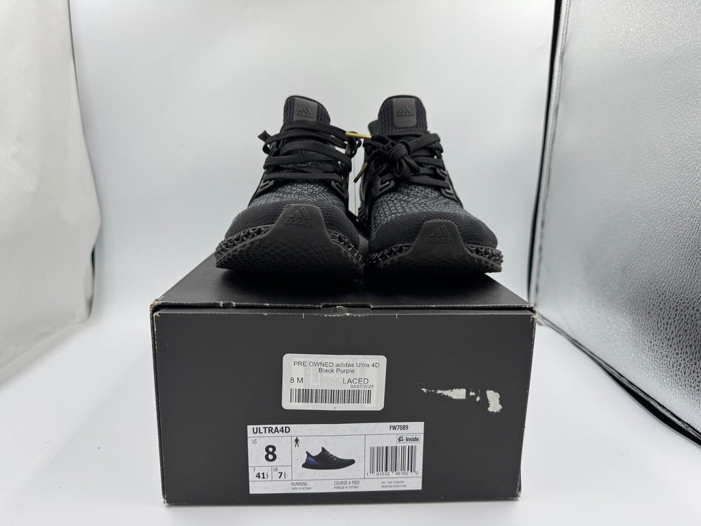 PRE OWNED adidas Ultra 4D Black Purple