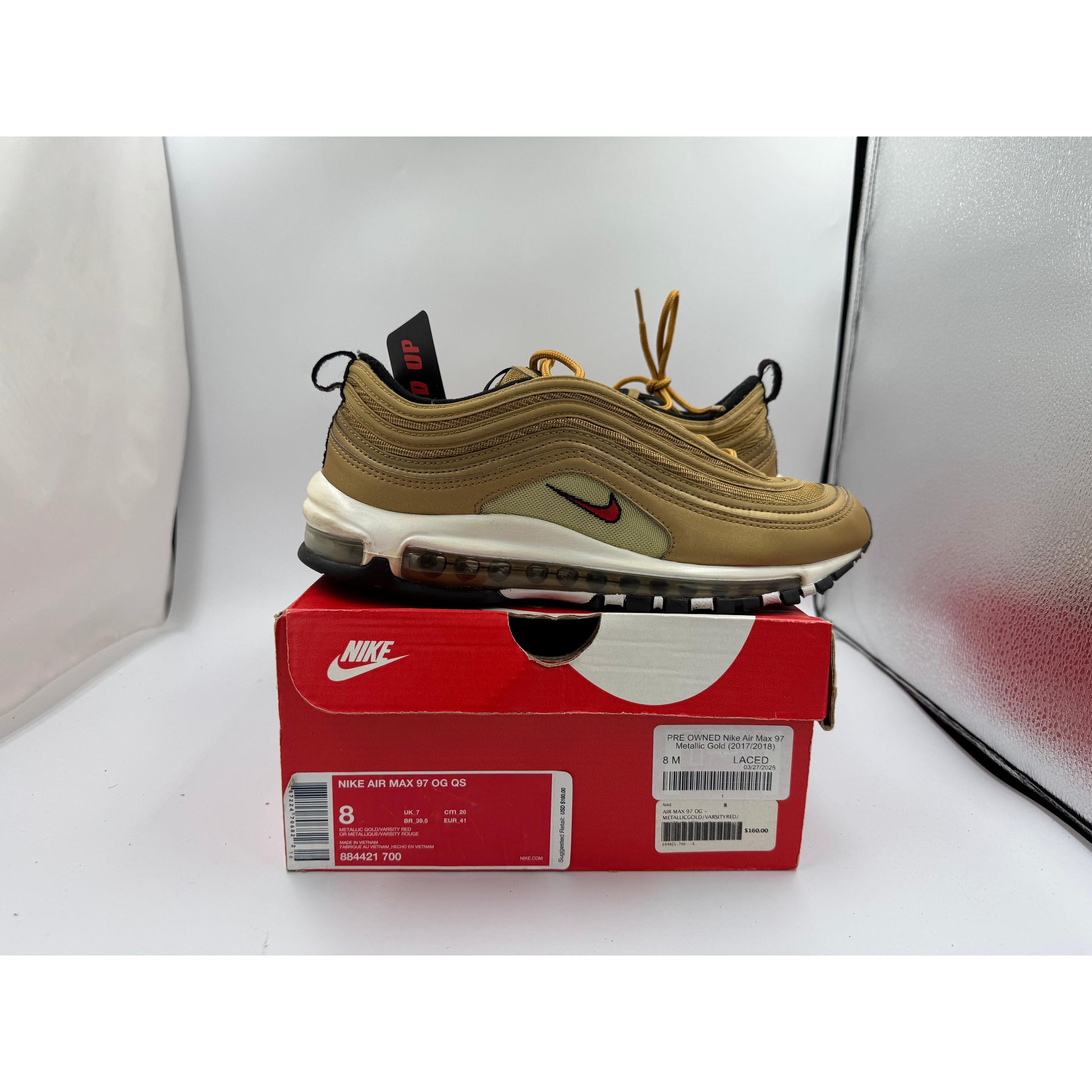 PRE OWNED Nike Air Max 97 Metallic Gold (2017/2018)