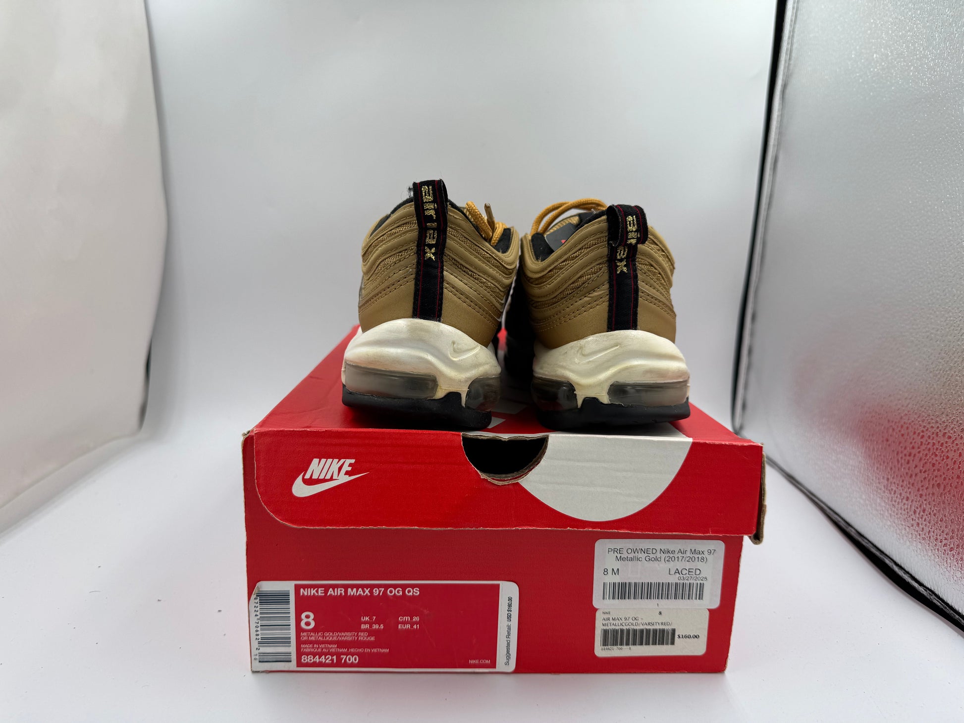 PRE OWNED Nike Air Max 97 Metallic Gold (2017/2018)