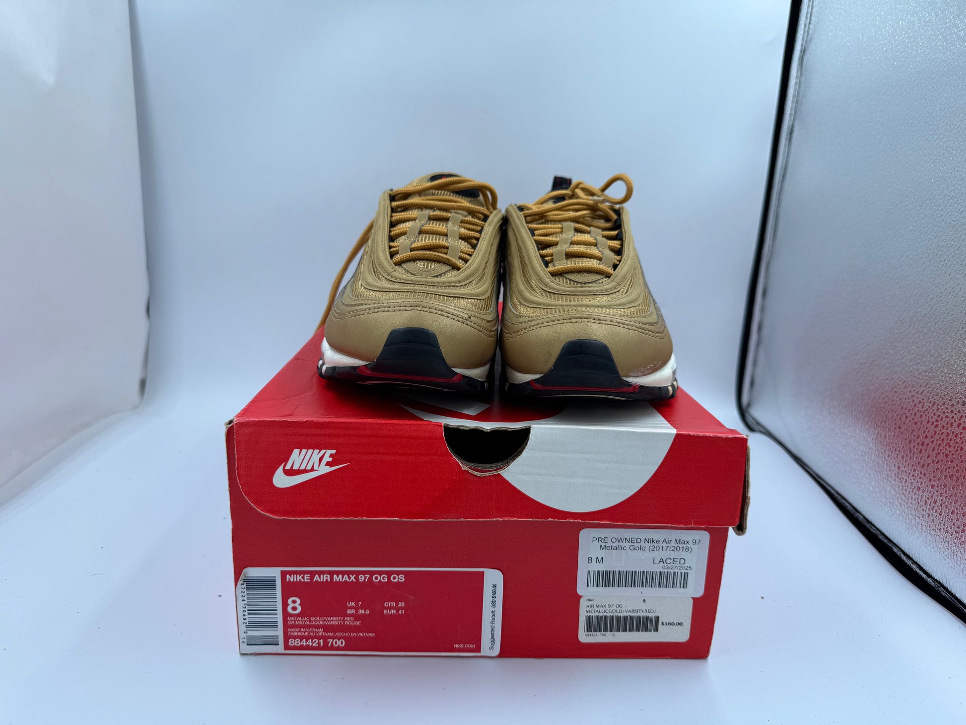 PRE OWNED Nike Air Max 97 Metallic Gold (2017/2018)